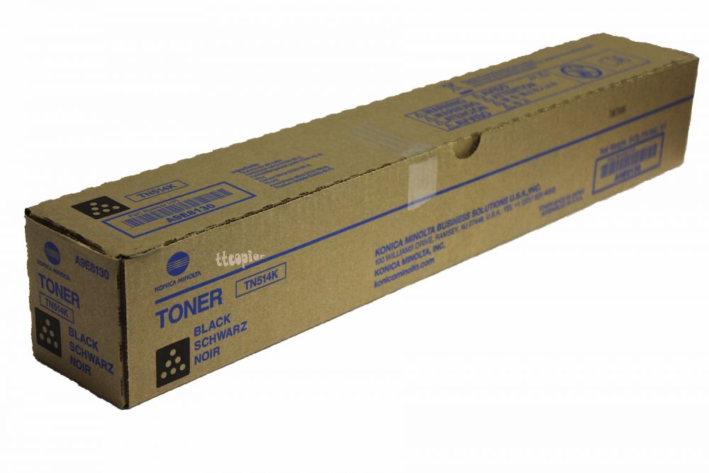 1 x Genuine Konica Minolta Bizhub C458 C558 C658 Black Toner Cartridge TN514K A9E8190