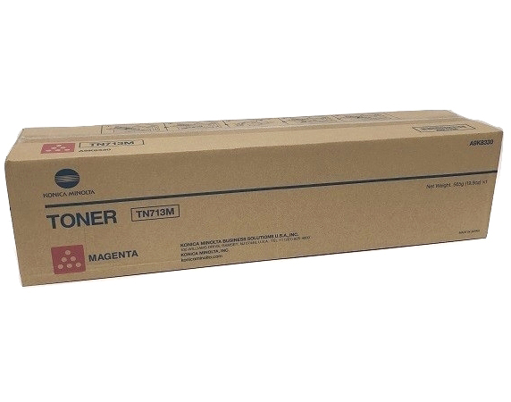 1 x Genuine Konica Minolta Bizhub C659 C759 Magenta Toner Cartridge TN713M A9K8350