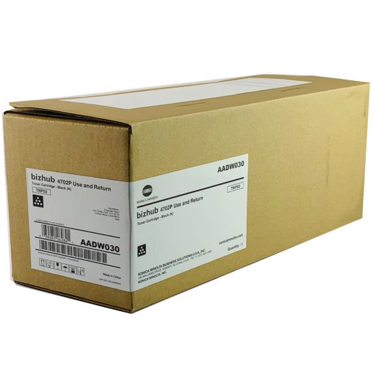 1 x Genuine Konica Minolta Bizhub 4702P Toner Cartridge TNP53 AADW090
