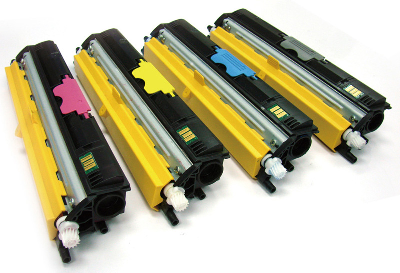 4 Pack Compatible Konica Minolta magicolor 1600 1650 1690 Toner Cartridge Set