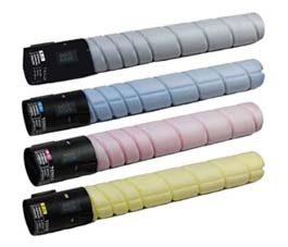 4 Pack Compatible Konica Minolta Bizhub C227 C287 TN221 Toner Cartridge Set