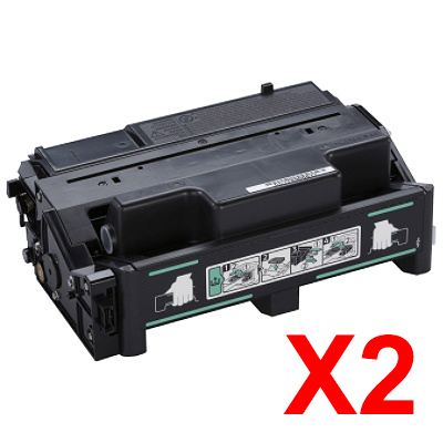 2 x Compatible Ricoh Aficio SP-4100N SP-4110N SP-4210N SP-4310N Toner Cartridge TYPE-SP4100