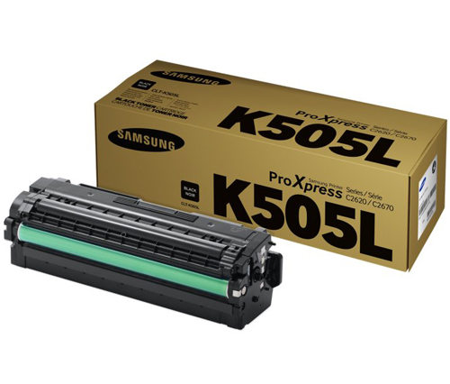 1 x Genuine Samsung SL-C2620 SL-C2670 SL-C2680 Black Toner Cartridge High Yield CLT-K505L SU169A