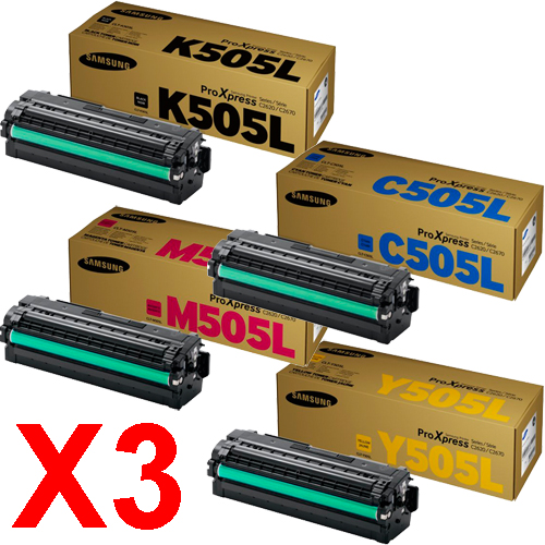 3 Lots of 4 Pack Genuine Samsung SL-C2620 SL-C2670 SL-C2680 Toner Cartridge High Yield Set SU169A SU036A SU303A SU513A