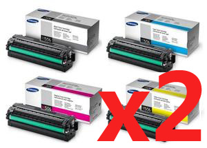 2 Lots of 4 Pack Genuine Samsung CLP-680 CLX-6260 Toner Cartridge High Yield Set SU173A SU040A SU307A SU517A