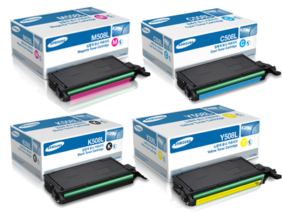 4 Pack Genuine Samsung CLP-620 CLP-670 CLX-6220 CLX-6250 Toner Cartridge Set SU191A SU058A SU325A SU535A