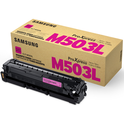 1 x Genuine Samsung SL-C3010 SL-C3060 Magenta Toner Cartridge CLT-M503L SU283A