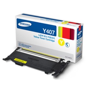 1 x Genuine Samsung CLP-320 CLP-325 CLX-3180 CLX-3185 Yellow Toner Cartridge CLT-Y407S SU476A
