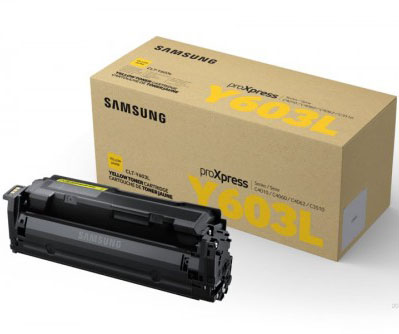 1 x Genuine Samsung SL-C4010 SL-C4060 Yellow Toner Cartridge CLT-Y603L SV253A
