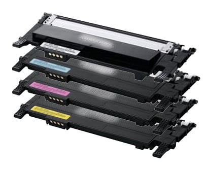 4 Pack Compatible Samsung CLP-360 CLP-365 CLX-3300 CLX-3305 Toner Cartridge Set SU377A SU120A ST986A SU254A SU464A