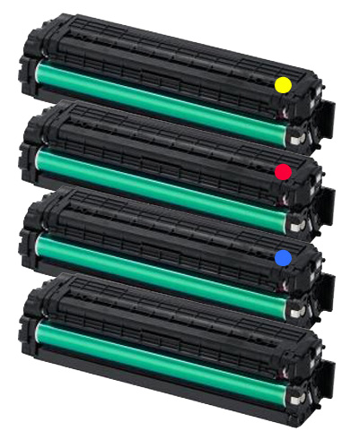 4 Pack Compatible Samsung CLP-415 CLX-4170 CLX-4195 Toner Cartridge Set SU160A SU027A SU294A SU504A