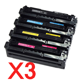 3 Lots of 4 Pack Compatible Samsung CLP-680 CLX-6260 Toner Cartridge Set High Yield SU173A SU040A SU307A SU517A
