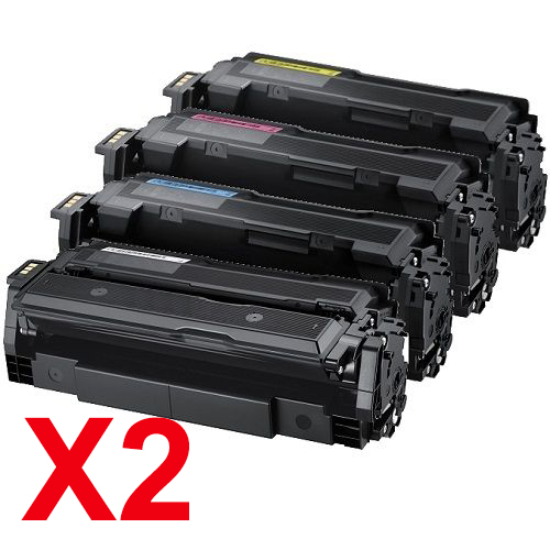 2 Lots of 4 Pack Compatible Samsung SL-C4010 SL-C4060 Toner Cartridge Set SV241A SV232A SV247A SV253A