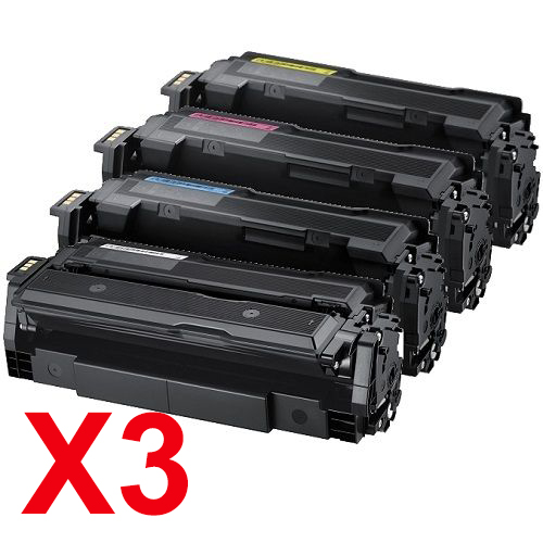 3 Lots of 4 Pack Compatible Samsung SL-C4010 SL-C4060 Toner Cartridge Set SV241A SV232A SV247A SV253A