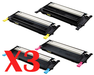 3 Lots of 4 Pack Compatible Samsung CLP-310 CLP-315 CLX-3170 CLX-3175 Toner Cartridge Set SU396A