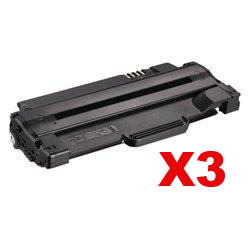 3 x Compatible Samsung ML-2540 ML-2580 ML-2545 SCX-4623 Toner Cartridge High Yield MLT-D105L SU768A