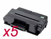5 x Compatible Samsung SL-M3820 SL-M3870 SL-M4020 SL-M4070 Toner Cartridge High Yield MLT-D203L SU899A