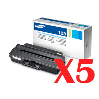 5 x Genuine Samsung ML-2950 ML-2955 SCX-4729 Toner Cartridge High Yield MLT-D103L SU718A