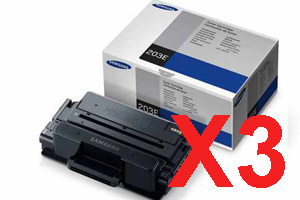 3 x Genuine Samsung SL-M3820 SL-M3870 SL-M4020 SL-M4070 Toner Cartridge Extra High Yield MLT-D203E SU887A