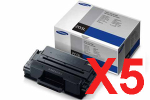 5 x Genuine Samsung SL-M3820 SL-M3870 SL-M4020 SL-M4070 Toner Cartridge High Yield MLT-D203L SU899A