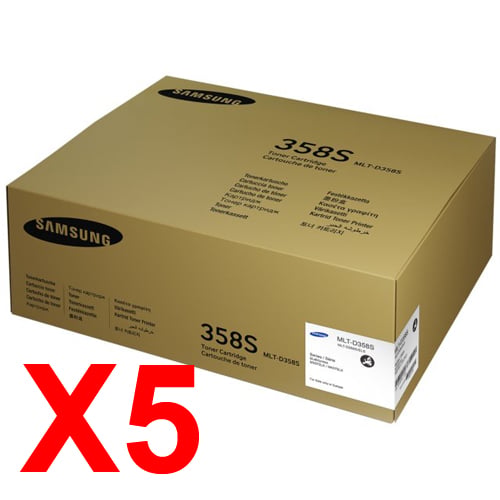 5 x Genuine Samsung SL-M4370 SL-M5370 Toner Cartridge MLT-D358S SV111A