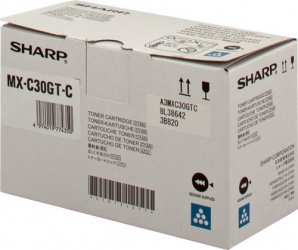 Genuine Sharp MXC30GTC Cyan Toner Cartridge MX-C30GTC