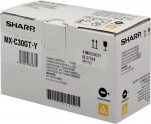 Genuine Sharp MXC30GTY Yellow Toner Cartridge MX-C30GTY