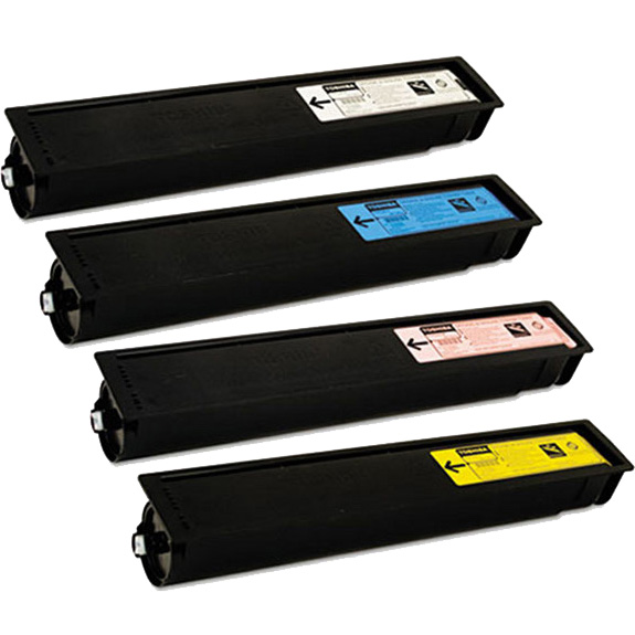 4 Pack Compatible Toshiba e-Studio 2820c 3520c 4520c Toner Cartridge Set TFC28D