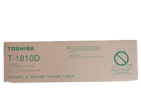 1 x Genuine Toshiba e-Studio 181 182 212 242 Toner Cartridge T1810D