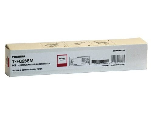 1 x Genuine Toshiba e-Studio 262cp 263cs Magenta Toner Cartridge TFC26SM
