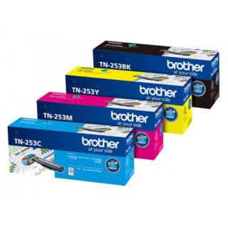 4 Pack Genuine Brother TN-253 Toner Cartridge Set