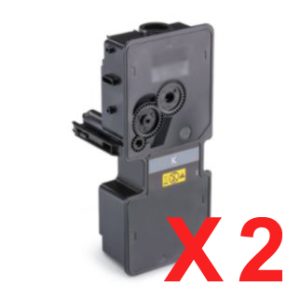2 x Non-Genuine TK-5234K Black Toner Cartridge for Kyocera P5021 M5521