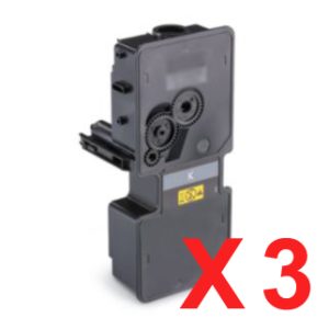 3 x Non-Genuine TK-5234K Black Toner Cartridge for Kyocera P5021 M5521