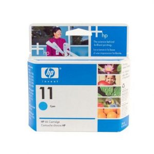 1 x Genuine HP 11 Cyan Ink Cartridge C4836AA