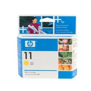1 x Genuine HP 11 Yellow Ink Cartridge C4838AA