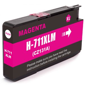 1 x Compatible HP 711 Magenta Ink Cartridge CZ131A