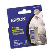 1 x Genuine Epson T026 Black Ink Cartridge