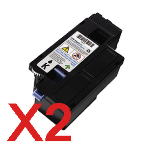 2 x Compatible Fuji Xerox DocuPrint CP105B CP205 CP205W CM205B CM205FW Black Toner Cartridge CT201591