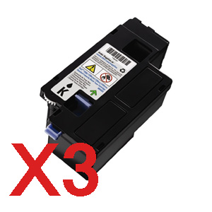 3 x Compatible Fuji Xerox DocuPrint CP105B CP205 CP205W CM205B CM205FW Black Toner Cartridge CT201591